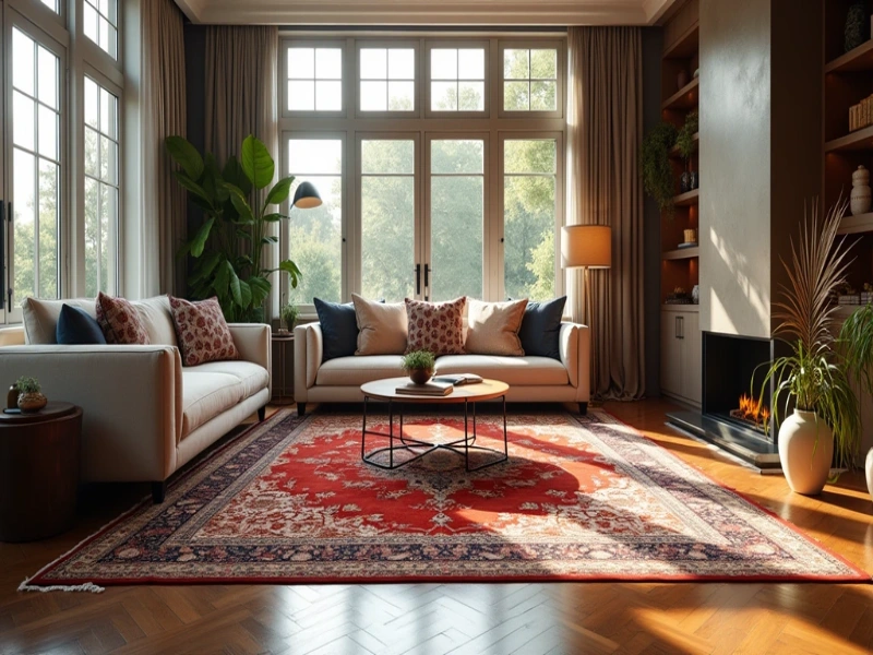 آشنایی با ابعاد استاندارد فرش ماشینی